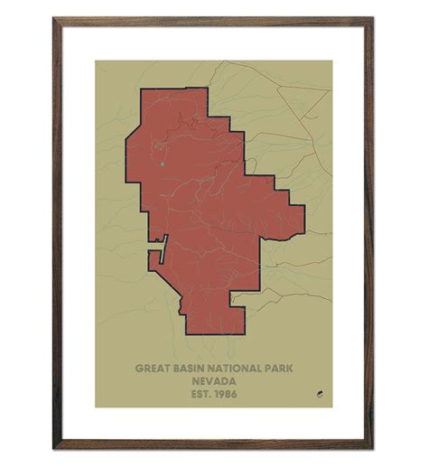 Great Basin National Park Map Great Basin National Park National