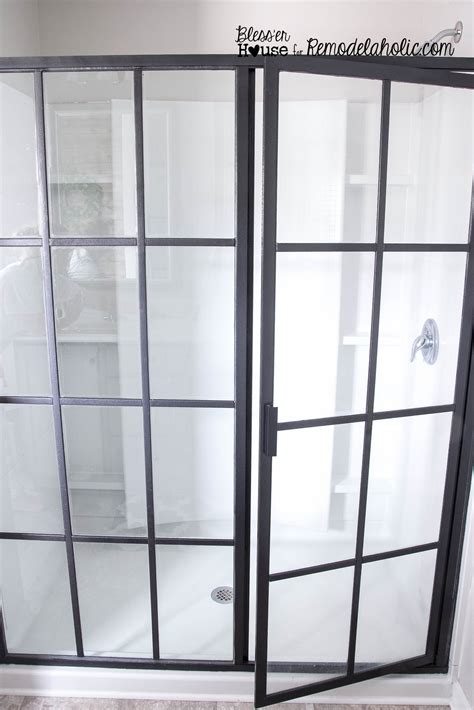 Browse the top shower installations designed by the experts at diy network and hgtv. Remodelaholic | DIY Industrial Factory Window Shower Door