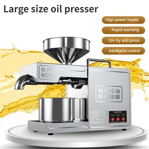 Intelligent Oil Presser Home Automatic Multi Functional Stainless Steel