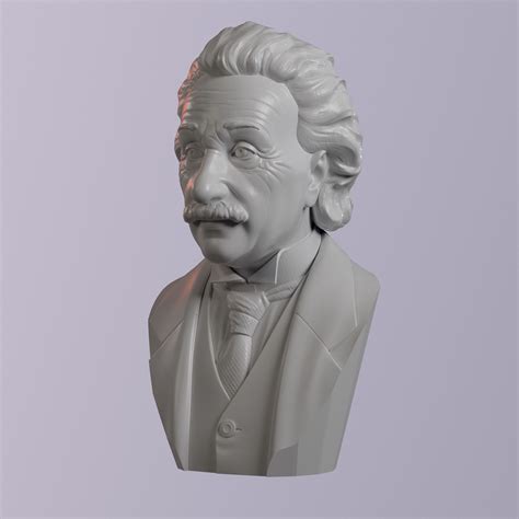Albert Einstein 3d Model 3d Printable Cgtrader