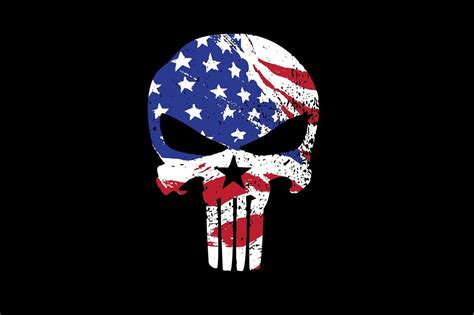 Usa Skull Wallpapers Top Free Usa Skull Backgrounds Wallpaperaccess