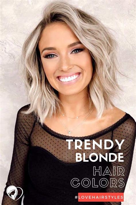 Trendy Blonde Hair Colors And Several Style Ideas To Try In Fall