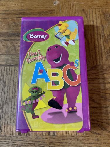 Barney Now I Know My Abcs Vhs Ebay