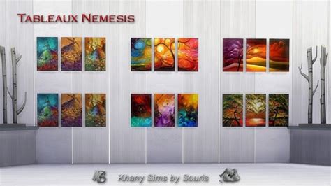 Sims 4 Ccs The Best Paintings By Khany Sims The Sims Sims Cc Sims