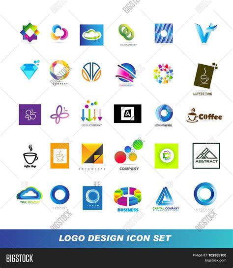 Logo Design Elements Vector And Photo Free Trial Bigstock