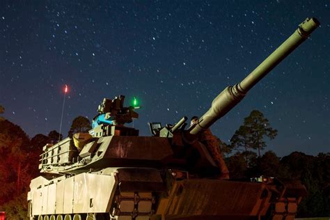 A Modernized M1a2 Sepv3 Abrams Tank Assigned To Bravo Company 2nd