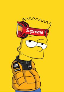 Browse millions of popular bart wallpapers and ringtones on check out this fantastic collection of supreme bart simpson wallpapers, with 46 supreme bart simpson background images for your desktop. Wallpaper Supreme Bart Simpson Hypebeast - PetsWall