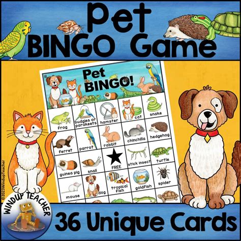 Pet Bingo Game Made By Teachers
