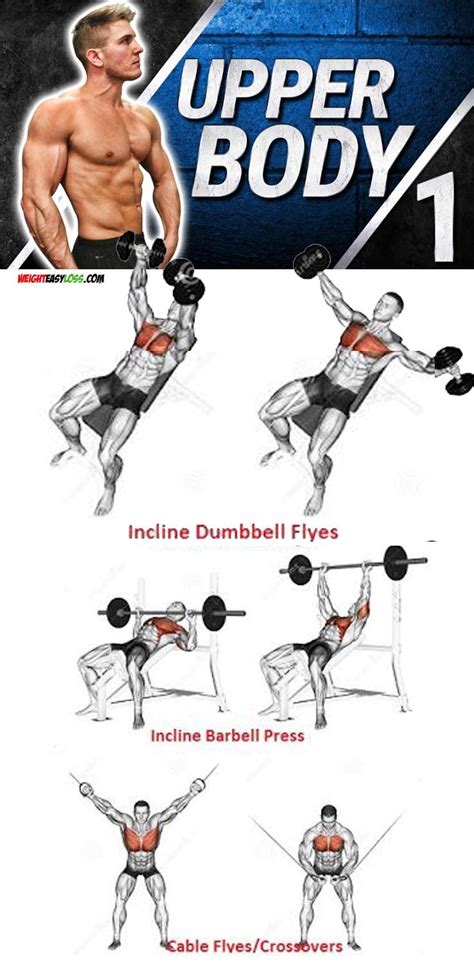 Upper Body Exercises Upper Body Workout Exercise Chest Workouts