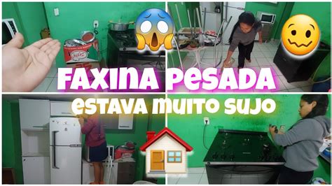 Faxina Pesada Na Cozinha Tava Muito Sujo E Encardido Lavei E