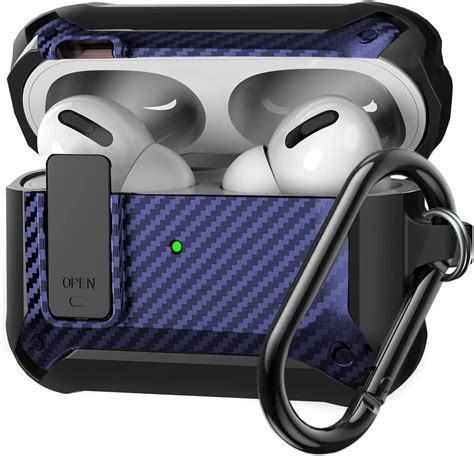 Olytop Airpods Pro Case With Lock Clip Rugged Latch