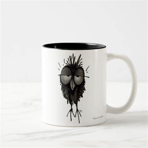 Funny Sleepy Owl Two Tone Coffee Mug Zazzle