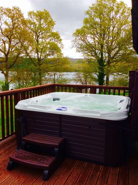 My job takes me around a lot of hotels and i really haven't seen many other than in the swimming pool areas. Cabin with Jacuzzi Hot Tub: Elevated Loch view cabin with ...