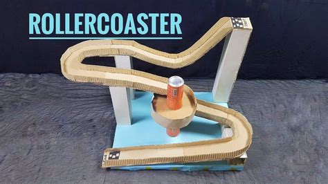 How To Make A Diy Rollercoaster Out Of Cardboard At Home Cardboard