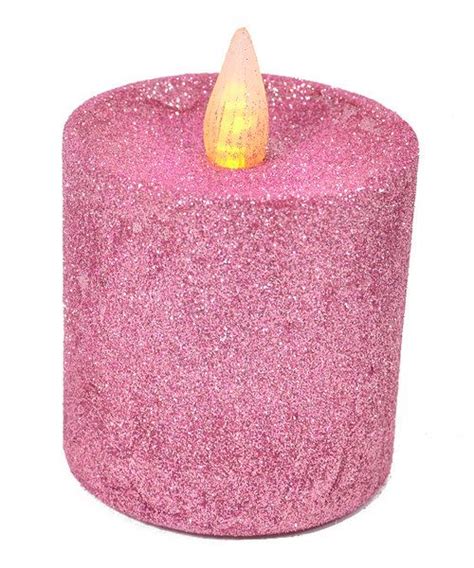 Look At This 3 Pink Glitter Led Candle On Zulily Today Led