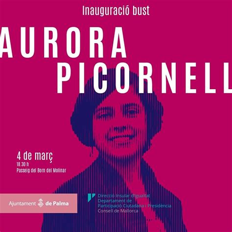 Inauguran El Busto De Aurora Picornell Que Precederá Más Actos Para Dar