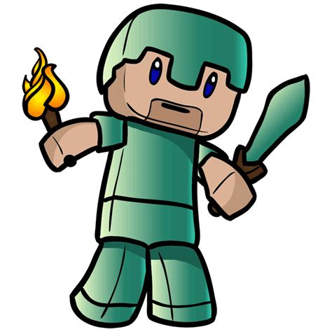 Easy To Draw Chibi Minecraft Human Drawing With Tutorial Video