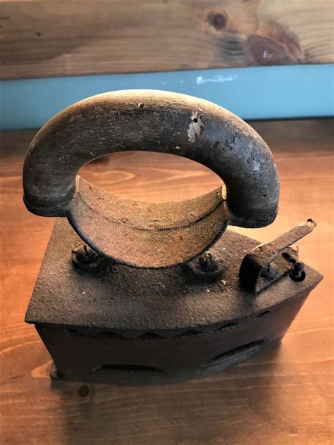Image Of Old Charcoal Iron Stock Photo Image Of Flat Ironing 164222634