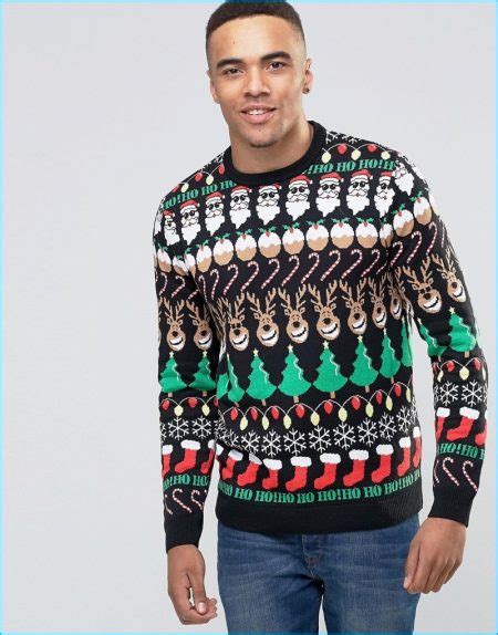 Mens Christmas Sweaters Asos Holiday 2016