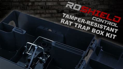 Roshield External Rat Trap And Box Kit With Baiter Box Mk1 Youtube