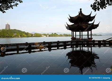 Hangzhou West Lake Zhejiang China Stock Image Image Of Heritage