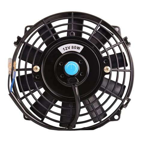 1pc Universal Slim Fan Push Pull Electric Radiator Cooling Fans 12v 80w