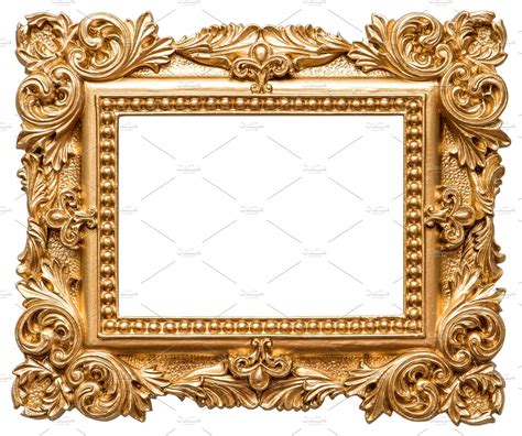 Golden Picture Frame Stock Photo Containing Frame And Gold Arts