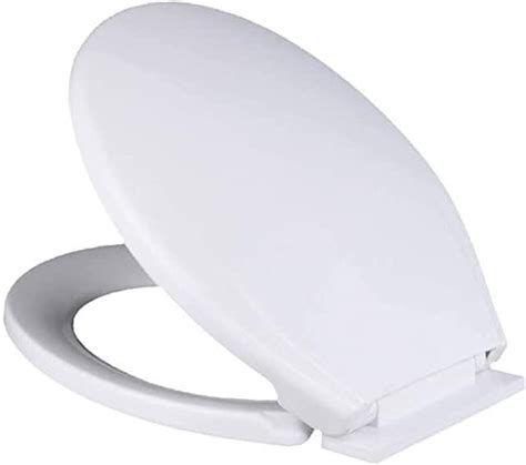 Oval Toilet Seat Cover Soft Close Quick Release For Easy Clean Durable