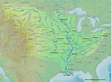 Map Of The Mississippi River | Mississippi River Cruises