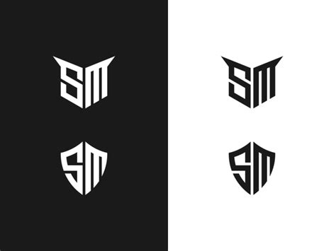 Sm Monogram Logo Concepts Logo Concept Initials Logo Design