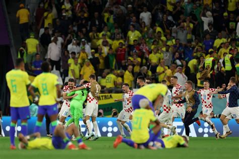 neymar goal not enough as croatia break brazil hearts in penalty shootout win sport