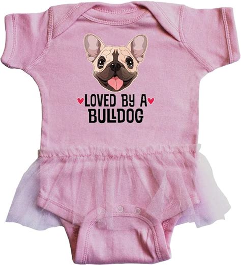 Inktastic Bulldog French Bulldog Lover Infant Tutu Bodysuit