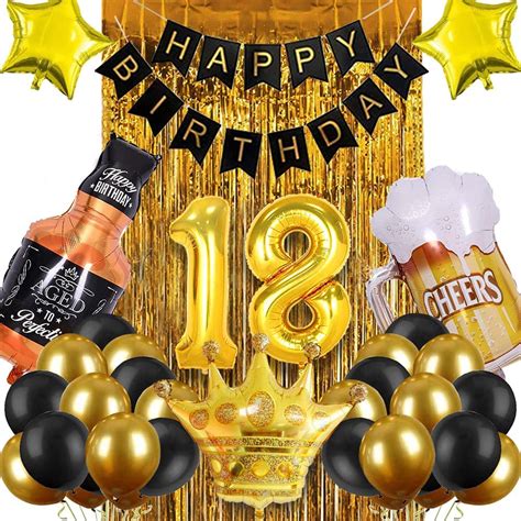 Buy Party Propz 18th Birthday Decorations For Girls And Boys 33 Items