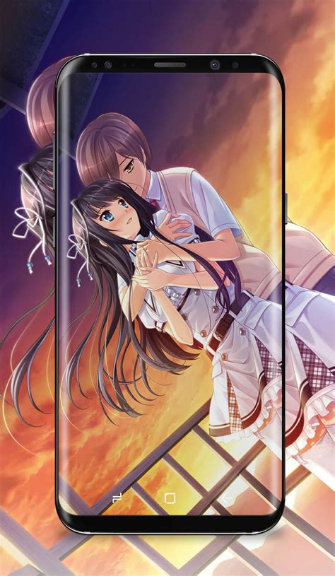Anime Couple Kissing Wallpaper Para Android Apk Baixar