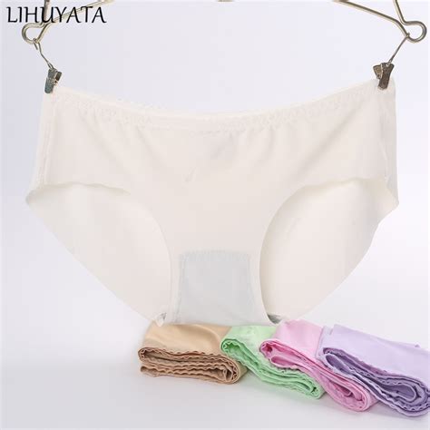 Lihuyata Hot Sale Ultra Thin Panties Seamless Briefs For Women