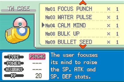 Where To Get Tm04 Calm Mind In Pokémon Frlg Guide Strats