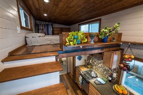 Farmhouse Barn Style Tiny Home On Wheels With Excellently Used Interior