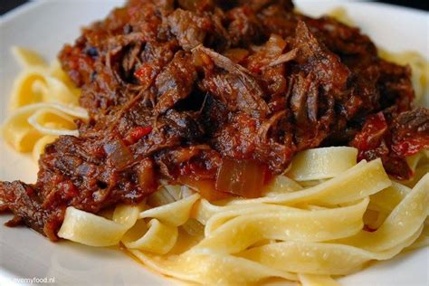 Pastasaus Met Draadjesvlees Uit De Slowcooker Lovemyfoodnl Recept