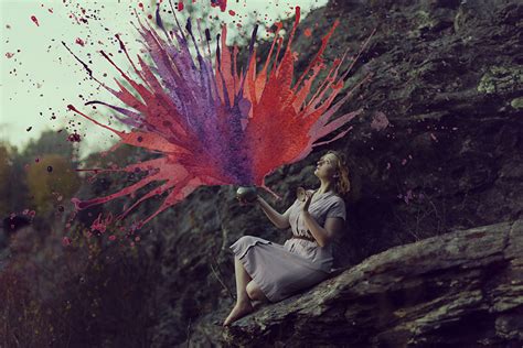 Artist Unites Watercolour And Photography In Her Extraordinary Self