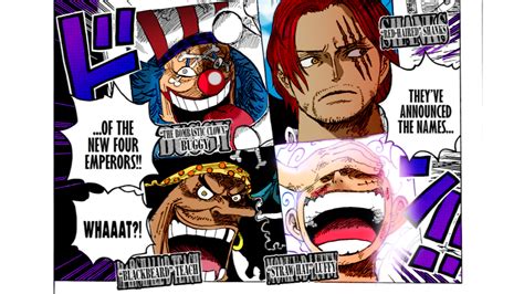 My Onepiece Yonko Reveal Colour Spread Of Chapter 1053 Onepiece