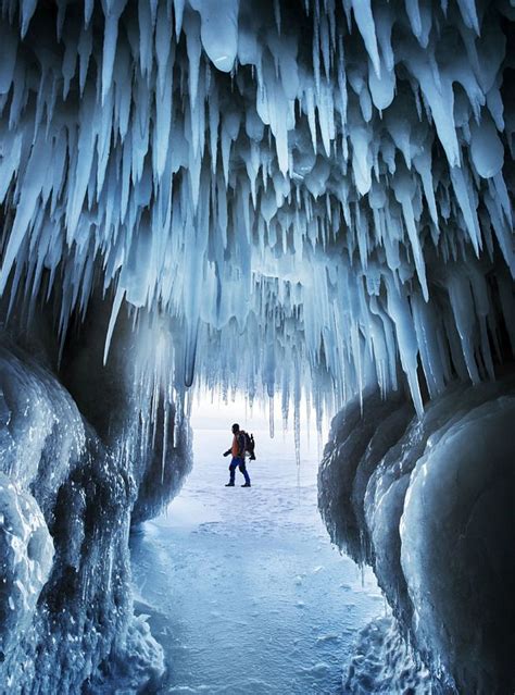 Pictures Of The Day 9 January 2015 Ice Cave Apostle Islands