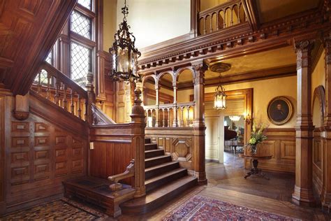 Entryway And Grand Staircase Of The Burbank Livingston Griggs Mansion