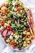 How to Make an Awesome Antipasto Salad Platter | foodiecrush.con