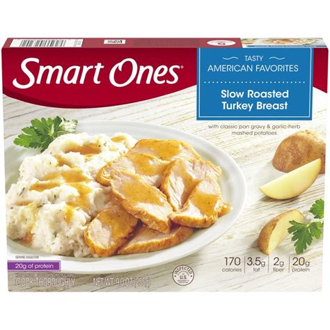 Smart Ones Slow Roasted Turkey Breast Frozen Meal 9 Oz Box Reviews 2021