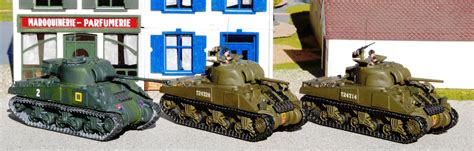 172 Plastic Soldier Company Sherman M4a4 And Firefly Tank And 172