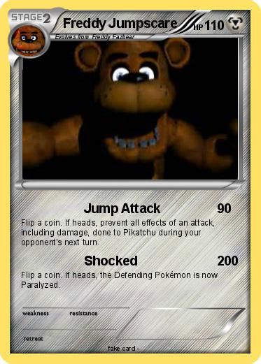 Pokémon Freddy Jumpscare Jump Attack My Pokemon Card