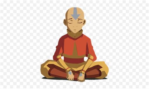 Avatar Aang Meditating Png Image Free Transparent Png Images