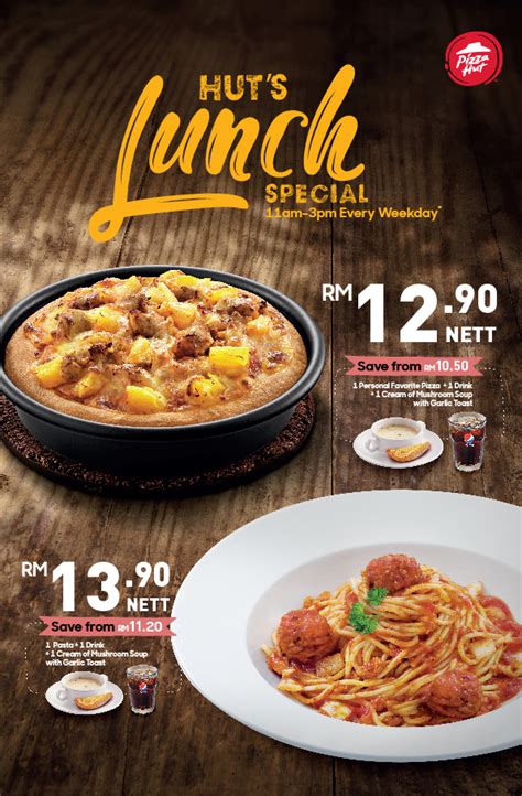 Pizza hut is unable to guarantee that any item supplied is free from ingredients derived from animals, nuts or other allergens. Pizza Hut Promotion Lunch Special April 2019 - Coupon ...