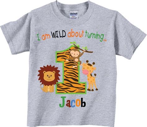 Lion king birthday shirt lion king family shirts lion king theme party shirts lion king matching shirts lion king tshirt hakuna matata. 1st Birthday Shirts with Wild Jungle Animals Tees | Etsy ...