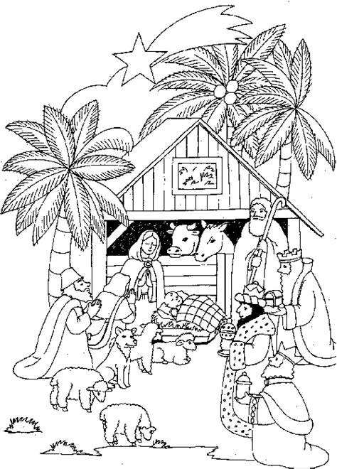 christmas bible coloring pages coloringpagescom